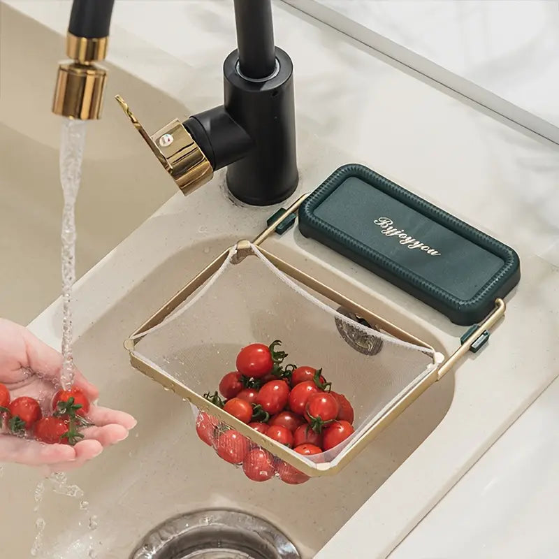 GreenKitchn - Kitchen Sink Strainer Rack