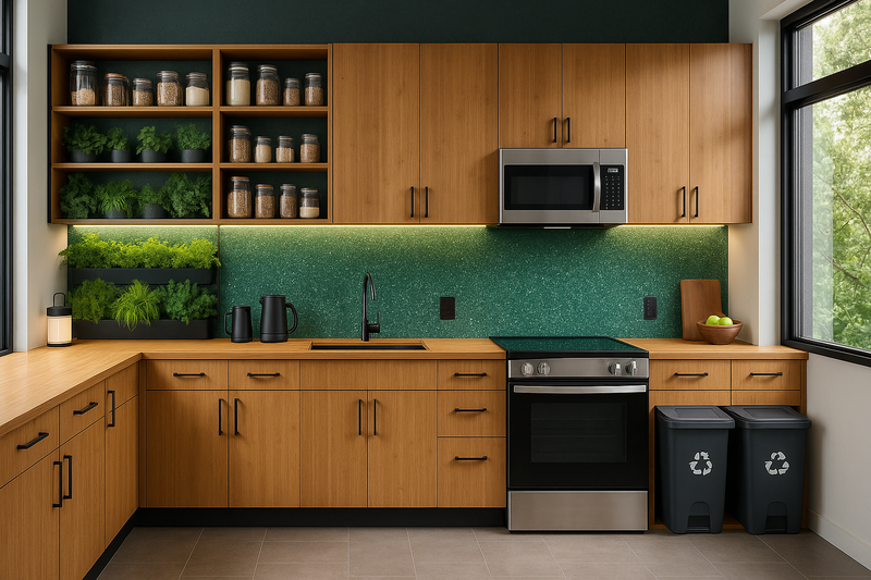 eco friendly kitchen image but very cool
